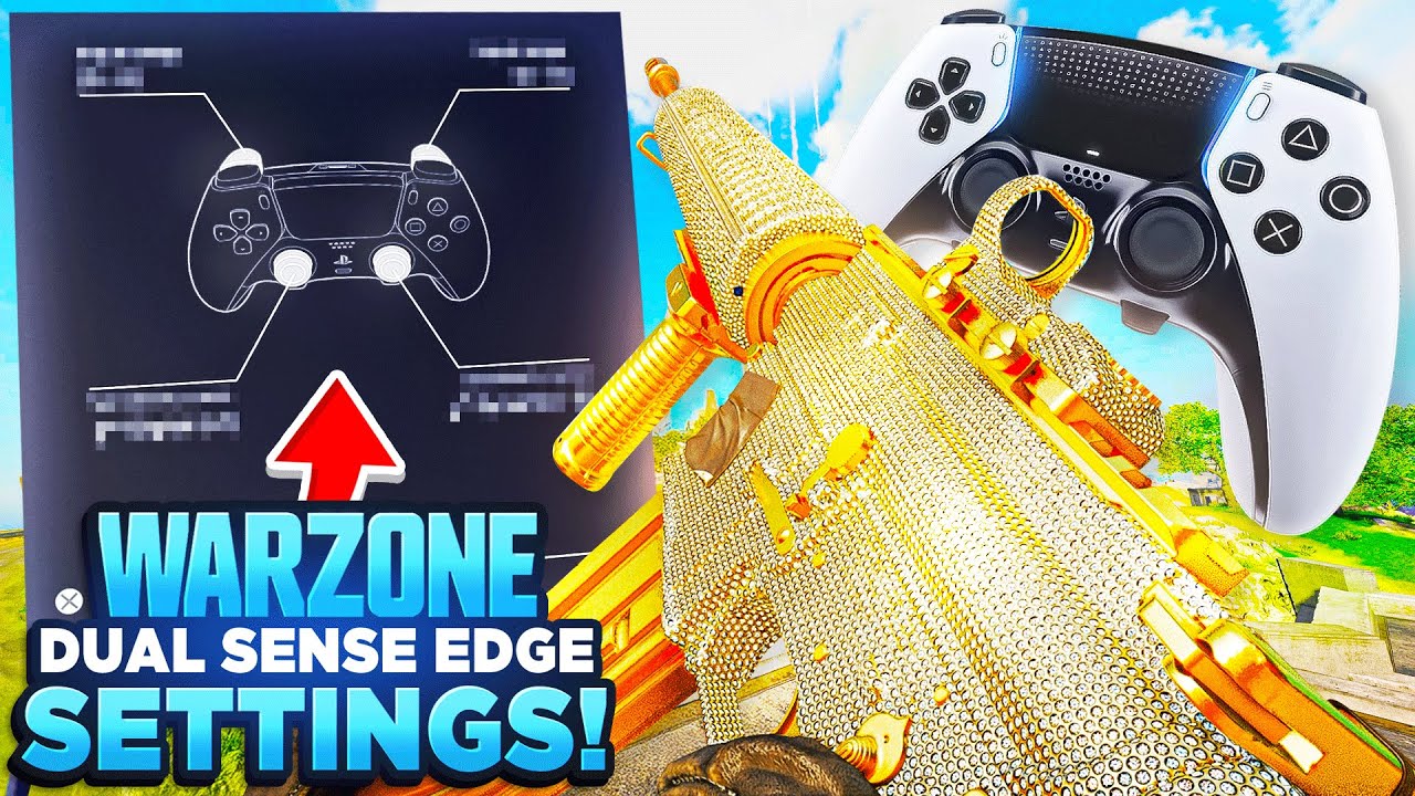 New BEST DualSense Edge WARZONE SETTINGS! (Movement, Aim + Controller Settings)