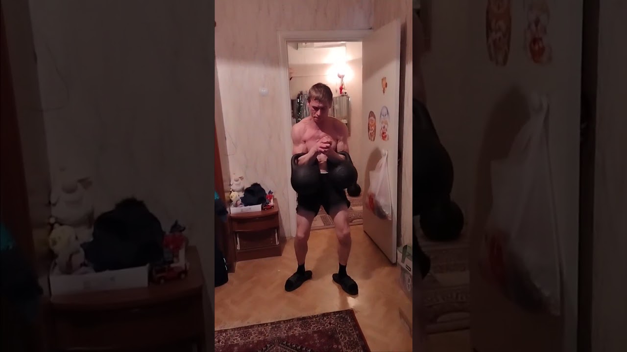 подъ&euml;м барона гири 50+40 кг (с.в.66 кг)