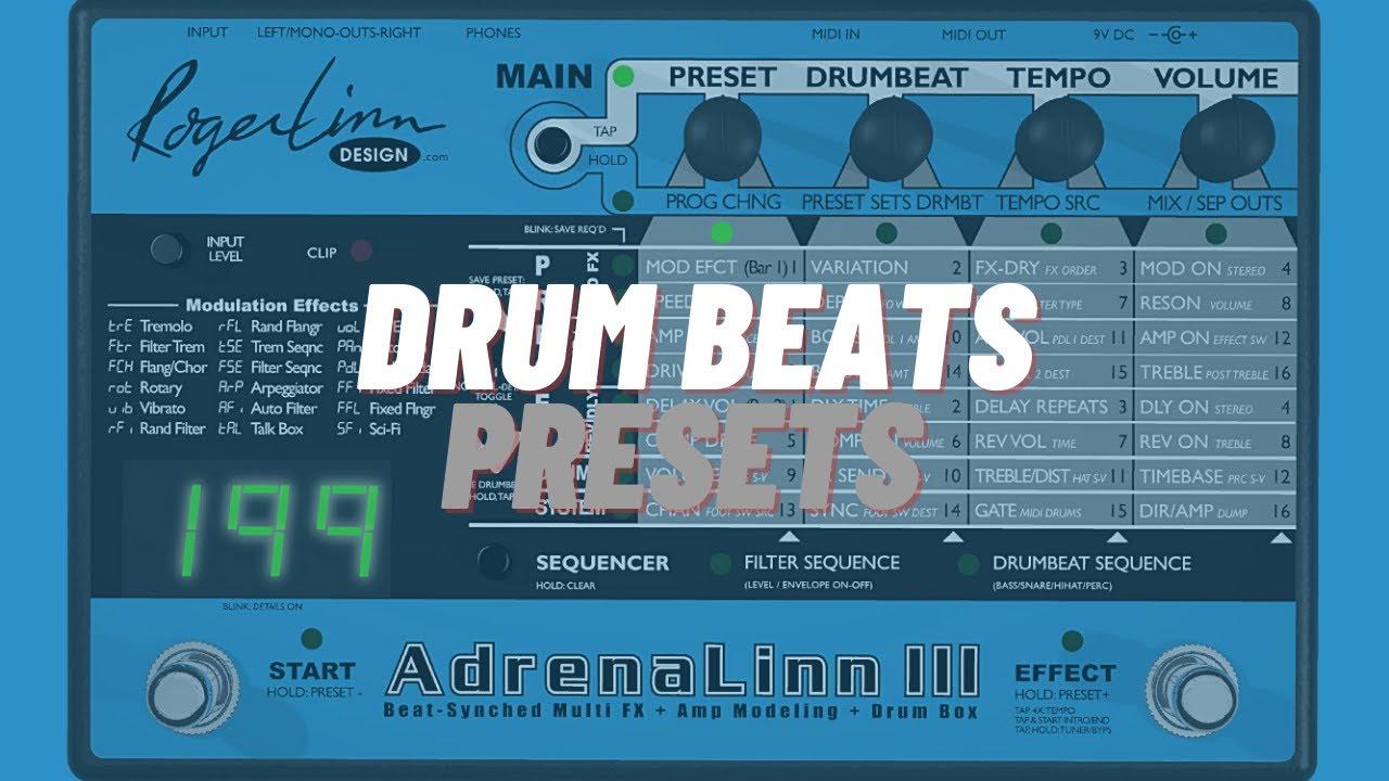 Adrenalinn III - Drumbeat Presets 🎧 (Complete Test) 🎧