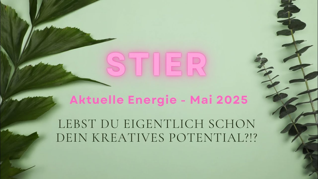 ♉️ Stier - Kennst du deine kreative Power? 🎨