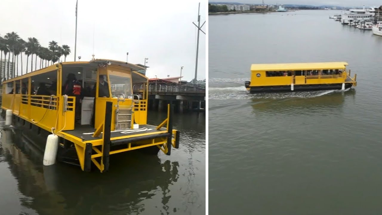 Here's a look at new water shuttle connecting Alameda and Oakland free of charge