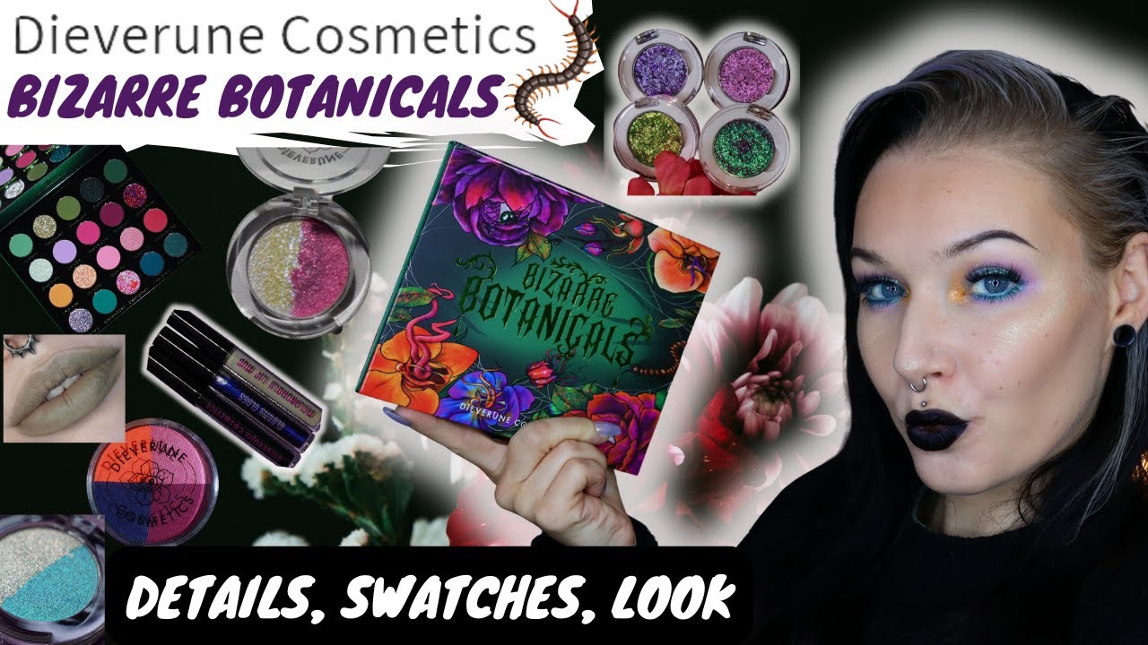 NEU! Dieverune Cosmetics Bizarre Botanicals Kollektion I Swatches, Details, Look I Monolith