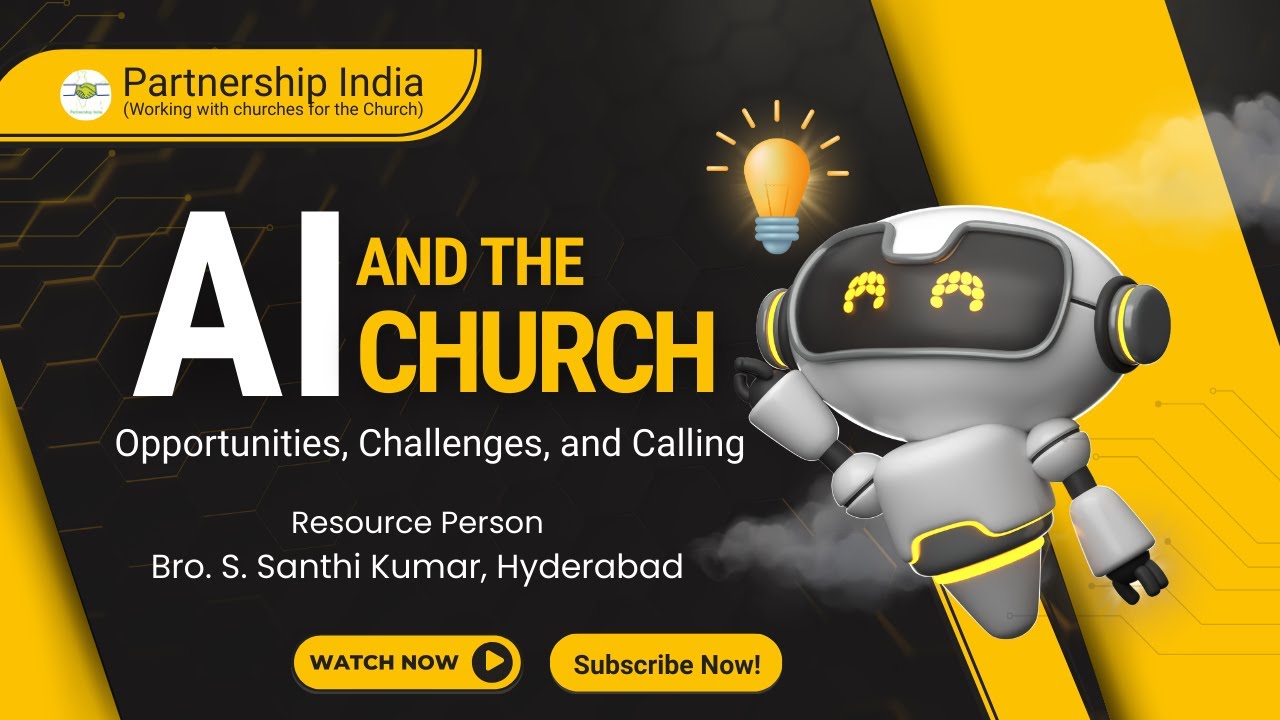 AI and the Church ...  #partnershipindia #church #ai #aiinfinance #aichurch