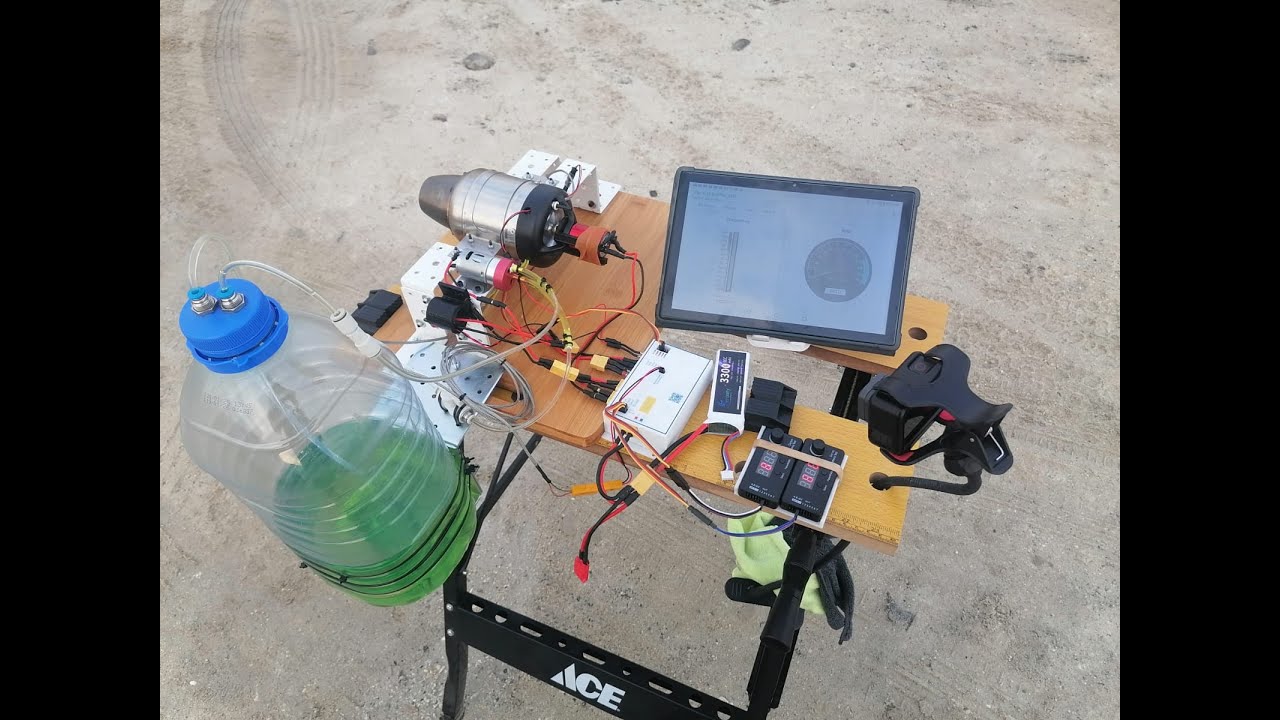 Day 2 - 80 N Jet Engine Test  with ECU V1 and Power Hat