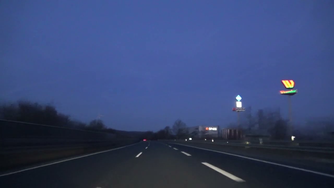 Driving from Bunde, Germany to Amsterdam, N.
