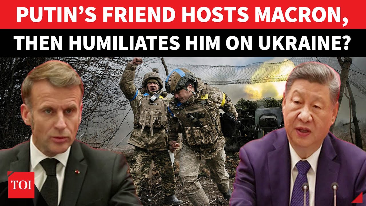 Xi Publicly Embarrasses Macron Over Ukraine Peace Push, Defends ‘Bestie’ Putin | ‘DON’T BLAME HIM!’