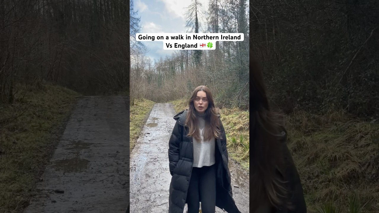 Прогулка по Северной Ирландии против Англии 🏴󠁧󠁢󠁥󠁮󠁧󠁿🍀 #комедия #севернаяирландия #английский