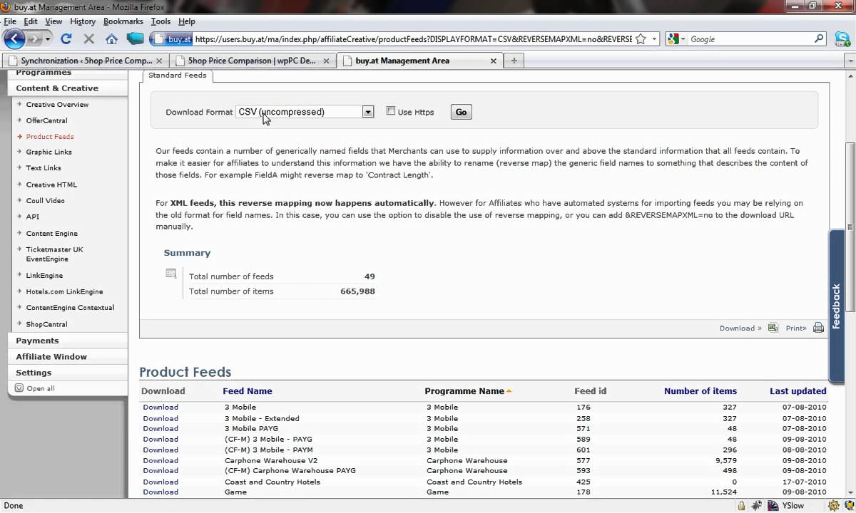Wordpress Price Comparison - Setting up Feed Automation