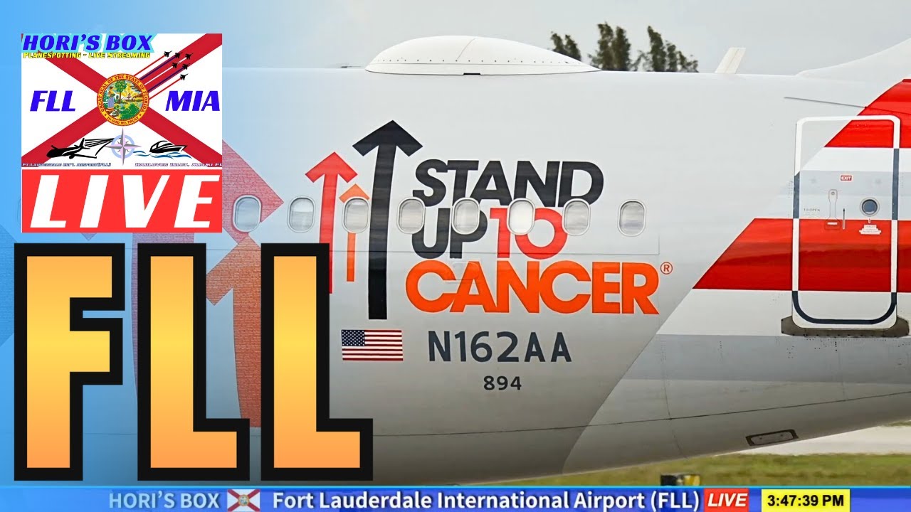 🔴 LIVE | FLL Plane Spotting  | Fort Lauderdale-Hollywood International Airport | February 18, 2025