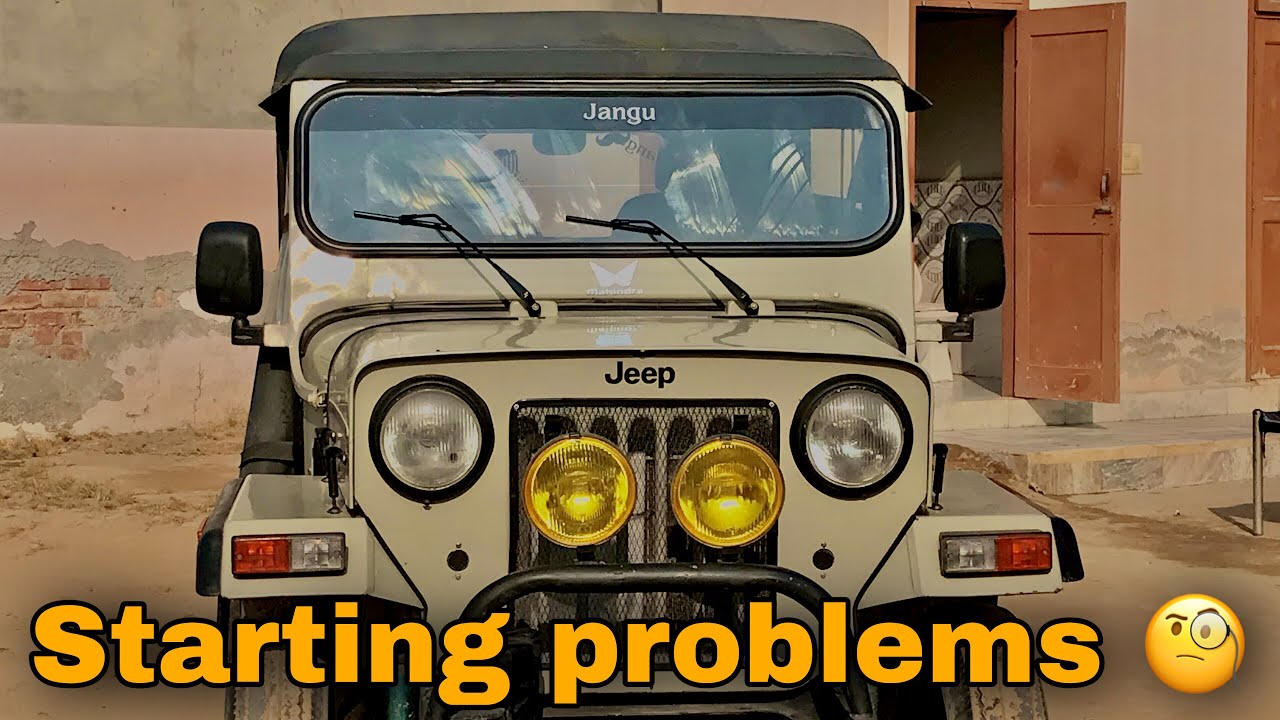स्टार्ट नही होती 🙄 mahindra CJ 500 DI jeep || RJ31 JEEP CLUB || #mahindra #jeep