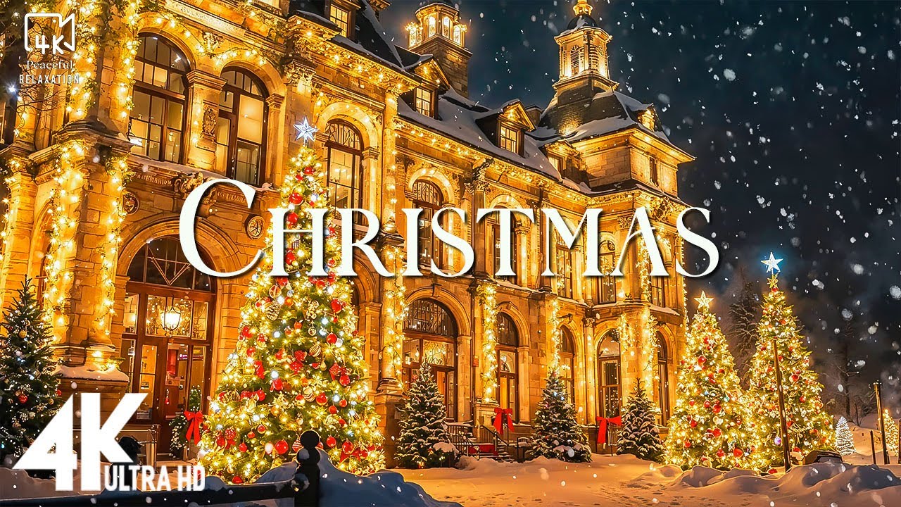 Christmas Atmosphere in the World&rsquo;s Most Beautiful Cities | Festive Lights in 4K🎄✨