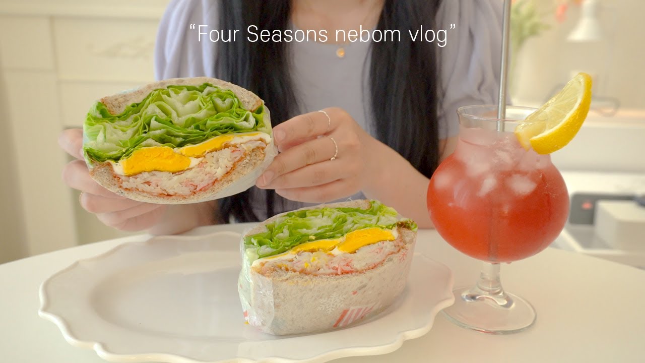 SUB) 🥓Приготовление острого кимчи на пару (Kimchi jjim) и яичного сэндвича, Приготовление ланч-бокса