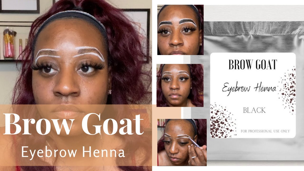 In depth Eyebrow tutorial using Henna ft. #browgoat