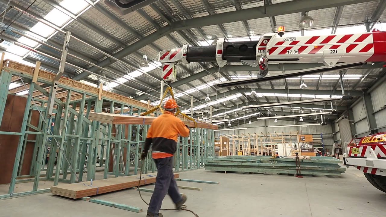Moving materials safely on a construction site