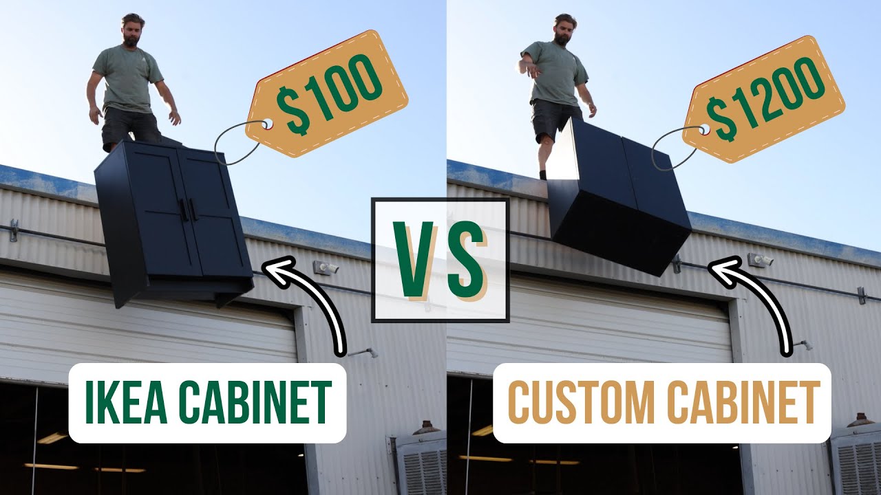 $100 IKEA Cabinet vs $1200 Custom Cabinet (We Were SHOCKED by the Results 😳)