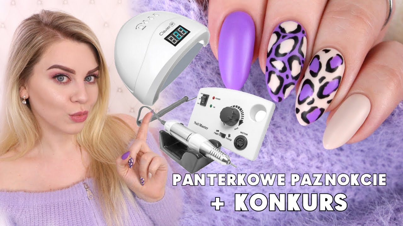 Matowa Panterka i KONKURS z marką Clavier * paznokcie hybrydowe * Candymona