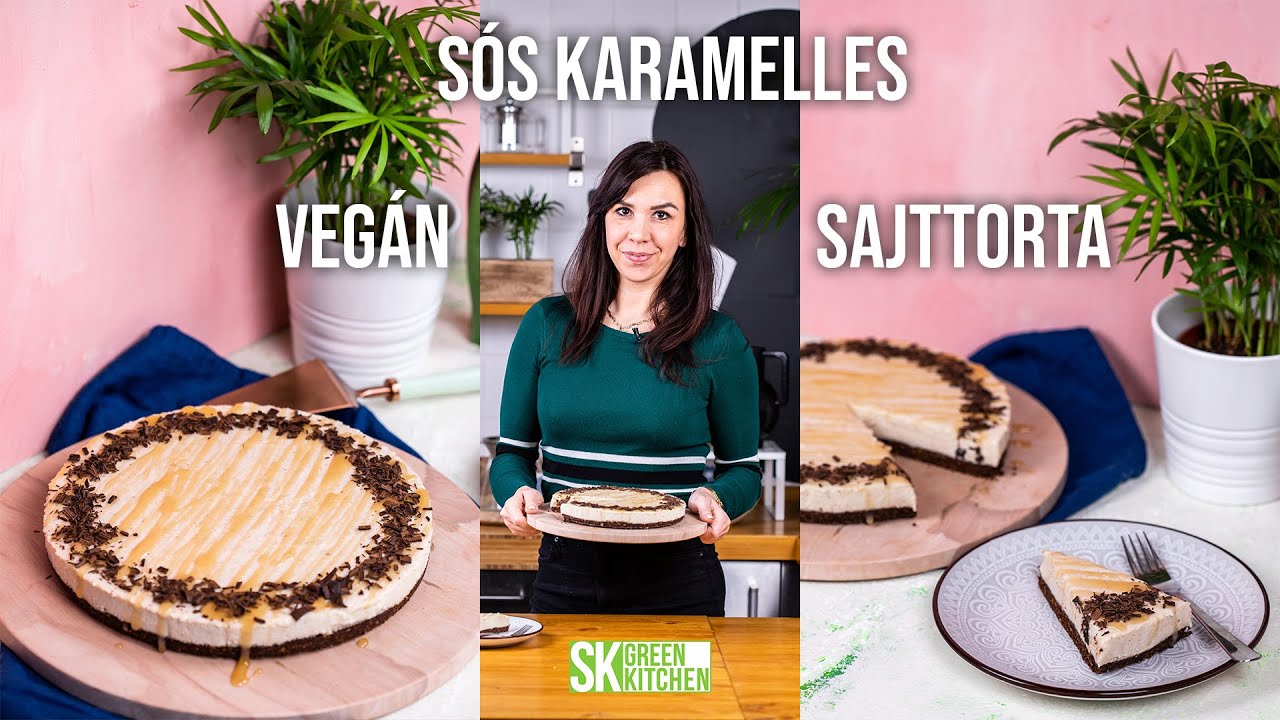 SÓS KARAMELLES vegán „sajttorta”