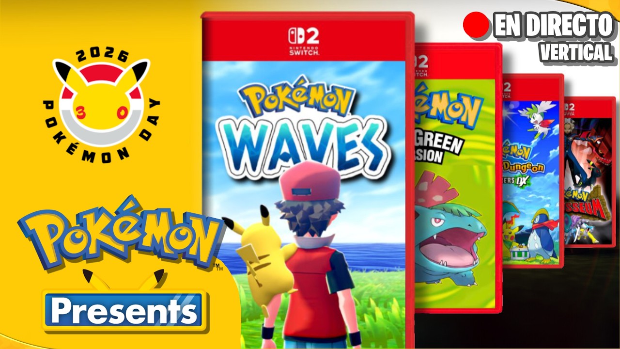 🔴 ¡Reaccionando en Vivo al Pokémon Presents! Pokémon 30º Aniversario | Vertical #pokemon