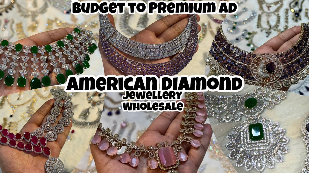 Budget AD Jewellery Collection | Luxury doublet stone,Swarovski,1mm ad stone | Bridal ad jewellery