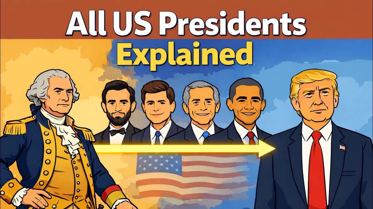All US Presidents Explained! - The Complete List of US Presidents - What Do All US PRESIDENTS