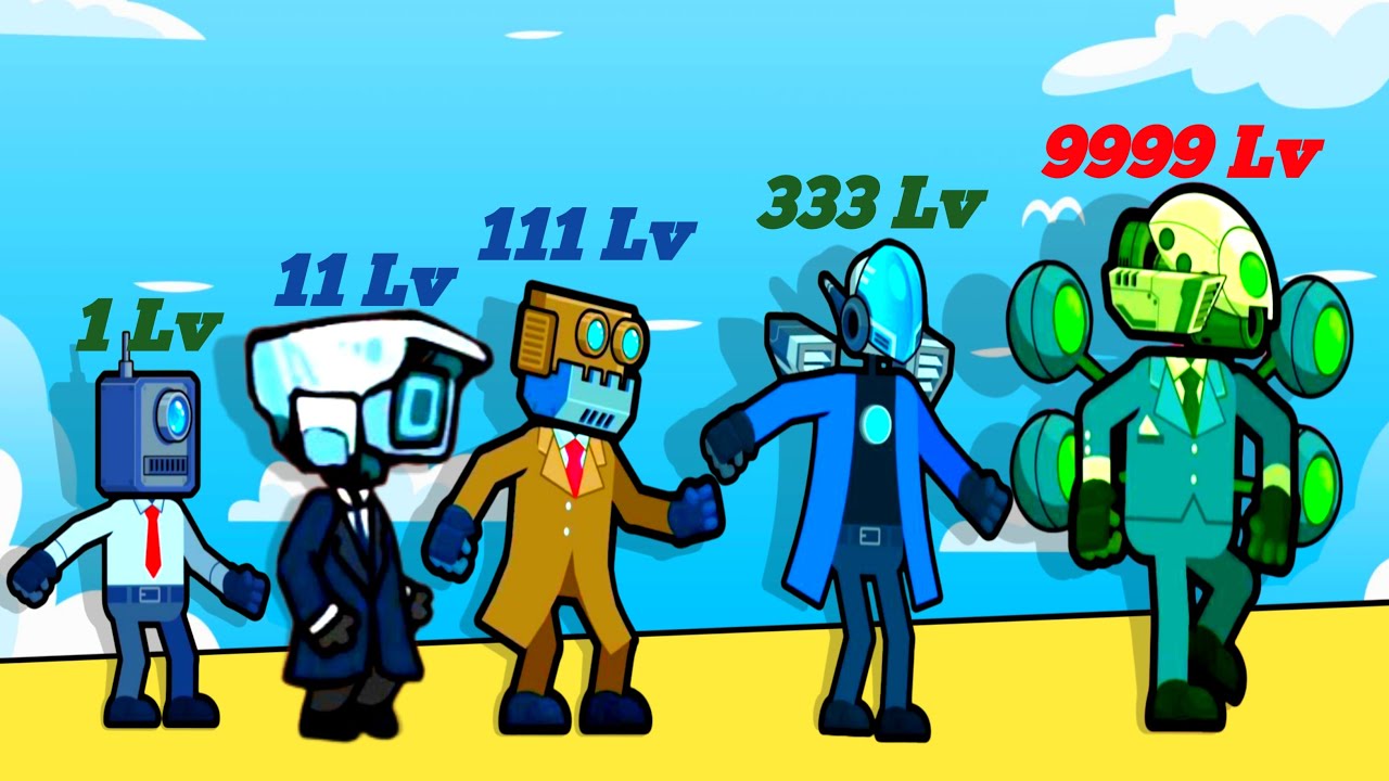 BOSS LEVEL Toilet Monster Merge Battle vs Horror Monster Camera Man Cyber Man Part 1 Gameplay