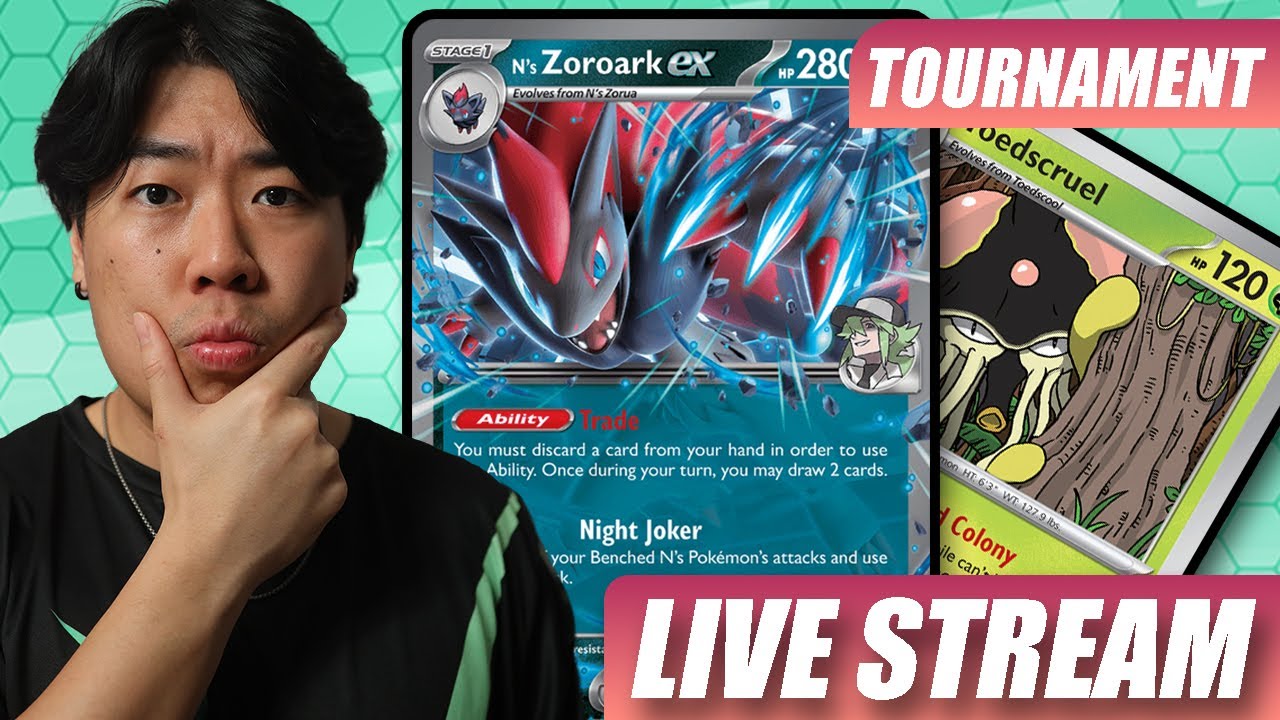Trying N's Zoroark for the first time! Online Tournament VOD