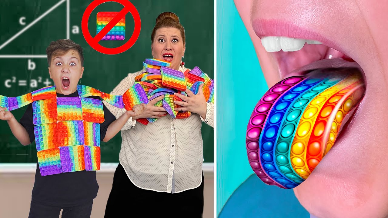 Забрала ВСЕ ПОП ИТ в Школе!  POP IT Запретили! Как СПАСТИ Камиля...