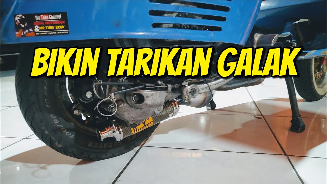 Knalpot KY26 Racing, Knalpot Biadab Vespa Tua