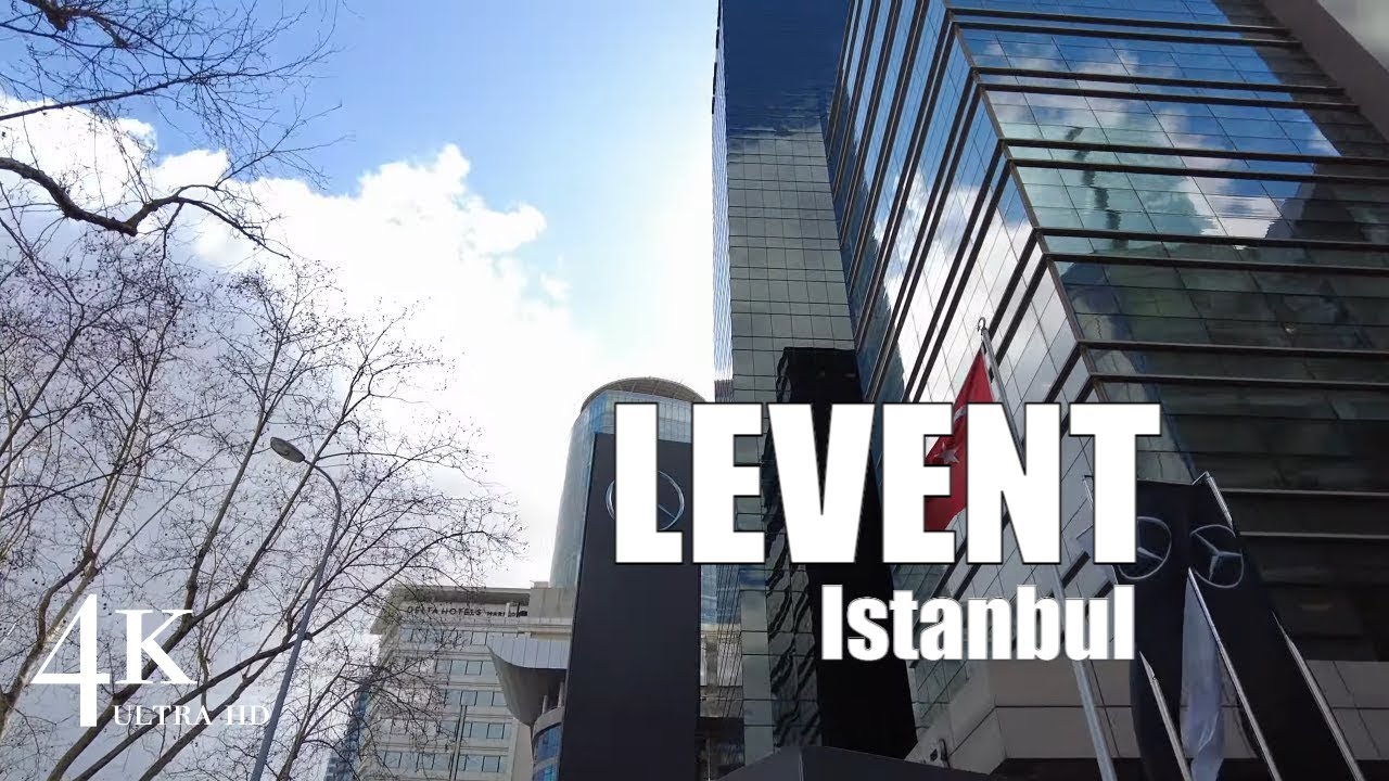 【4K】Istanbul 2022 Levent Business District of Istanbul