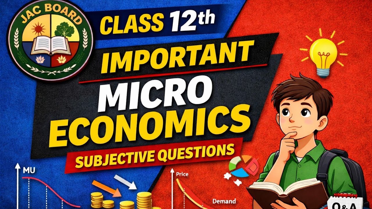 Micro Economics | Most Important Subjective Questions | Paper Leak Ho Gya? 😱 | Econ with KT | EKT |
