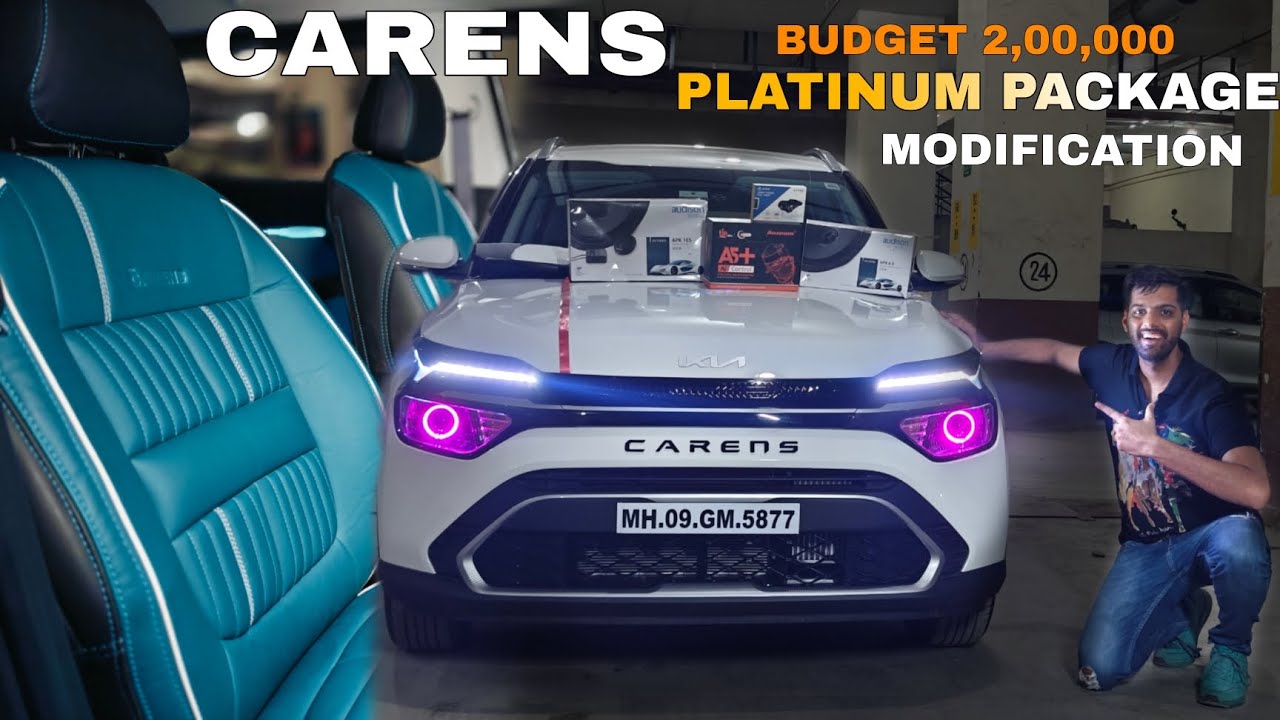 KIA CARENS PLATINUM PACKAGE (2,00,000 BUDGET) MODIFICATION 📞98201 87037