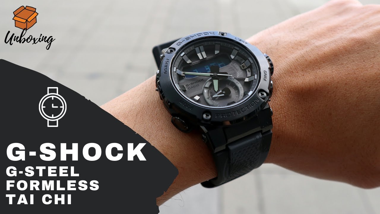 UNBOXING G-SHOCK G-STEEL FORMLESS TAI CHI CHEN YING JIE GSTB200TJ-1A