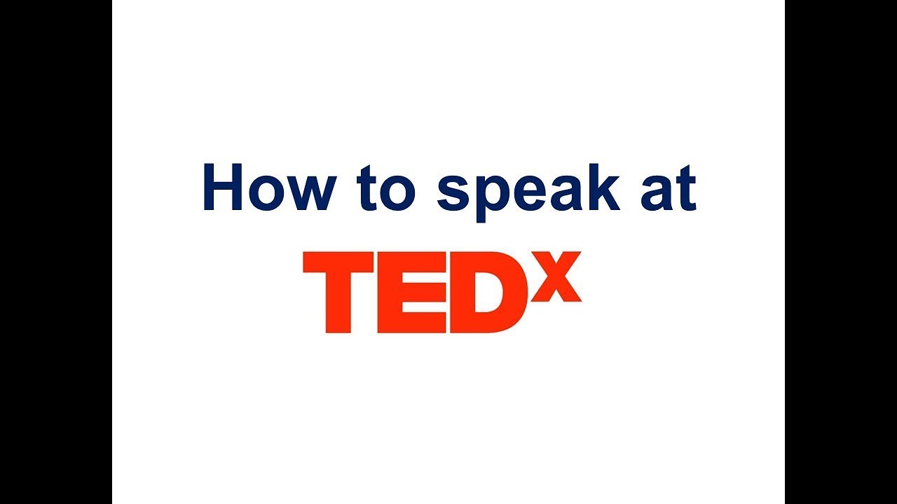 How to become a TEDx speaker