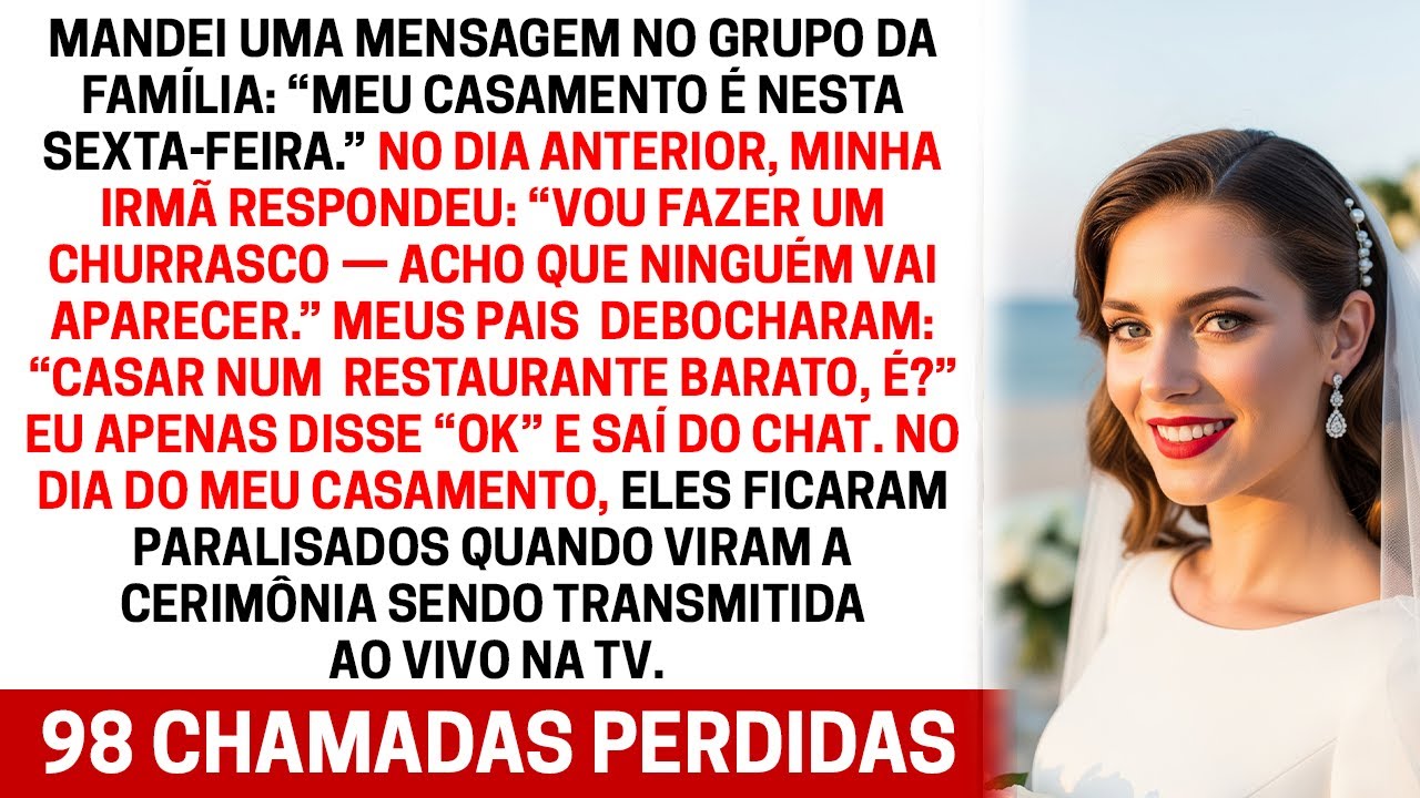 Minha irmã marcou um churrasco para arruinar meu casamento — mas ninguém foi ao dela.