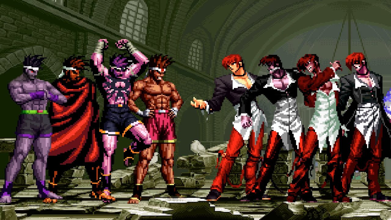 [KOF Mugen] Joe Higashi Team vs Iori Yagami Team