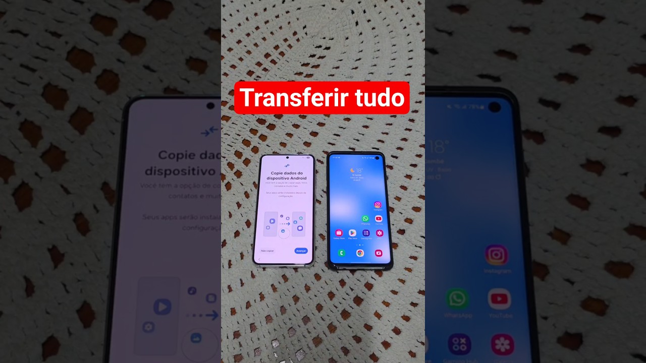 Como transferir tudo de um Samsung para o outro! Backup Completo