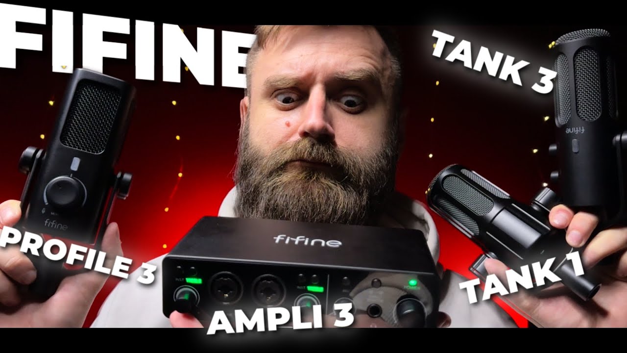 величезне порівняння мікрофонів FIFINE PROFILE 3 || TANK 1 || TANK 3 || AMPLI 3