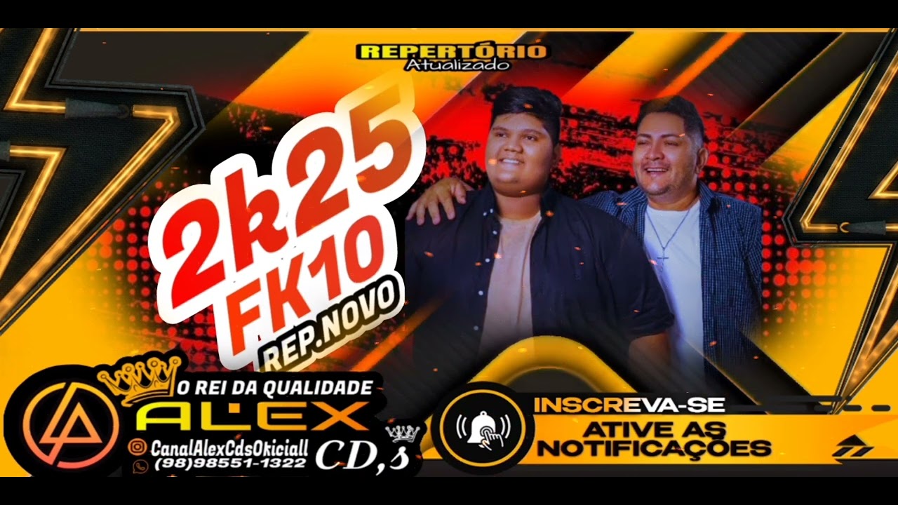 FK10 REP.NOVO JULHO 2K25 MÚSICAS NOVAS SÓ AS MELHORES @fk10oficial