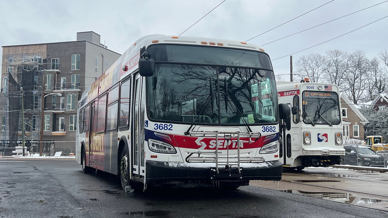 Front Window Ride! | SEPTA Route 46 Full Route To 58th-Baltimore, With 2024 XDE40 #3682