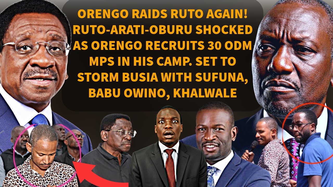 RUTO-ARATI-OBURU SHOCKED AS ORENGO RECRUITS 30 ODM MPS IN HIS NEW TEAM! SET TO STORM BUSIA FOR RALLY