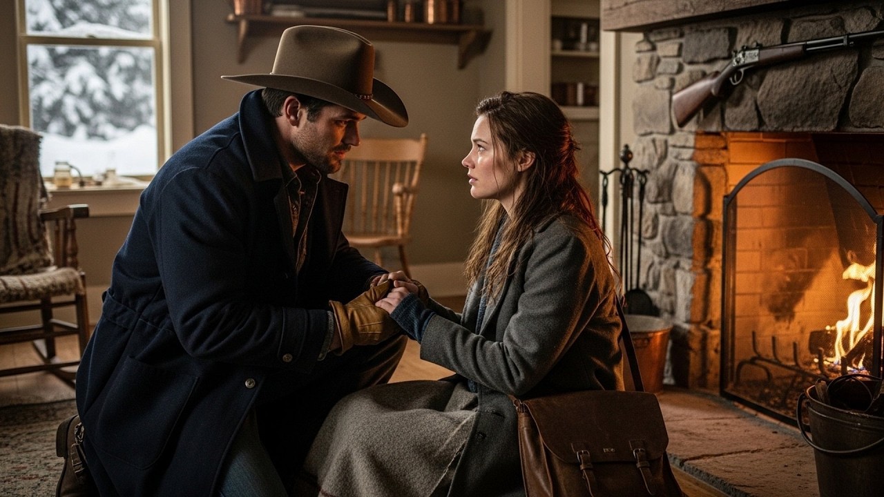 Winter Forced Her To His Ranch, The Cowboy Worked Beside Her And Said 