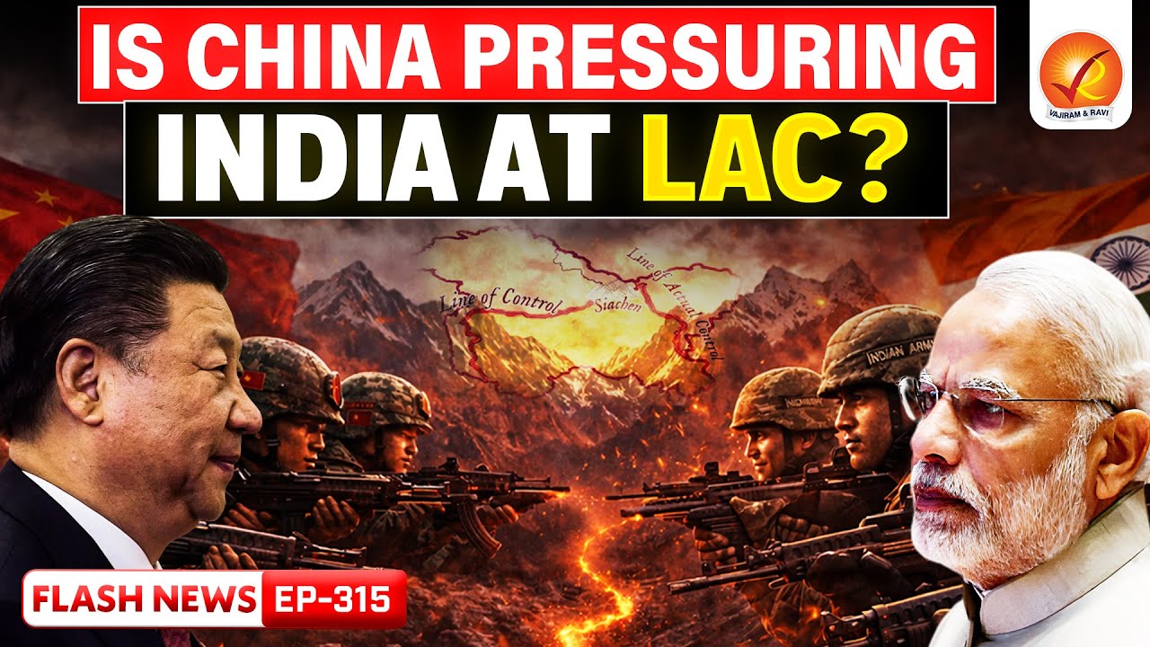 India&ndash;China LAC Explained: How China Uses Strategic Ambiguity to Pressure India| Vajiram and Ravi
