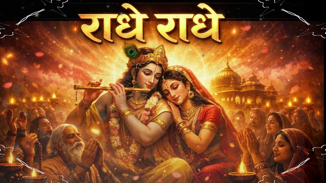 राधे राधे | Radhe Radhe | 3 घंटे लगातार नाम जप | Bhakti Geet | Radha Krishna Bhajan