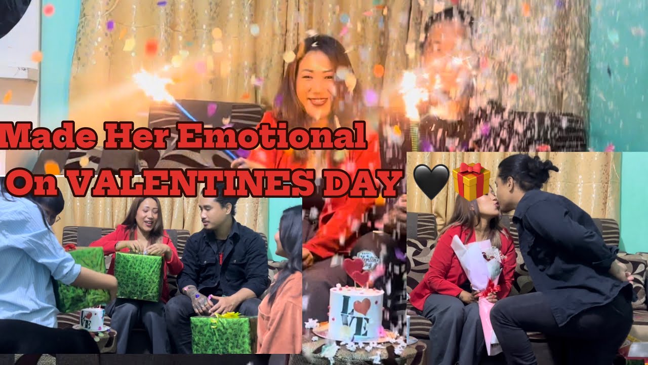 Surprise gift from my buda Happy Valentine’s day🖤#mayagurung9799
