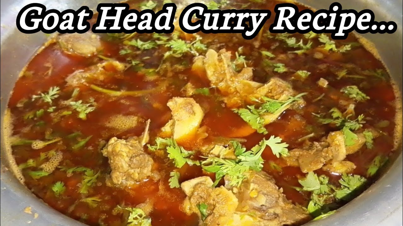 Goat Head Curry Recipe | Bakre Ki Mundi Ka Salan Kaise Banaye | Goat Head Recipe | Mutton Head Curry