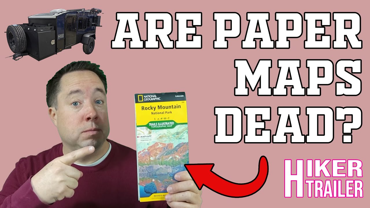 Best Paper Maps For Camping #camping #rvlife #hikertrailer