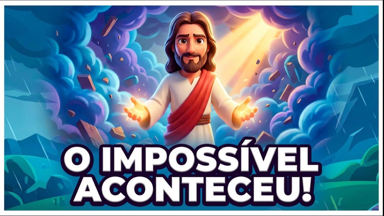 🔥 O DIA EM QUE JESUS ACALMOU A TEMPESTADE E MUDOU TUDO! 🌊✨