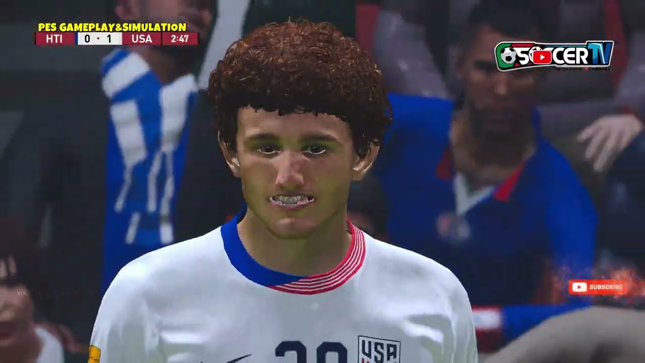 Haiti vs USA | FIFA World Cup 2026 Qualifiers | PES 2021 Simulation Gameplay