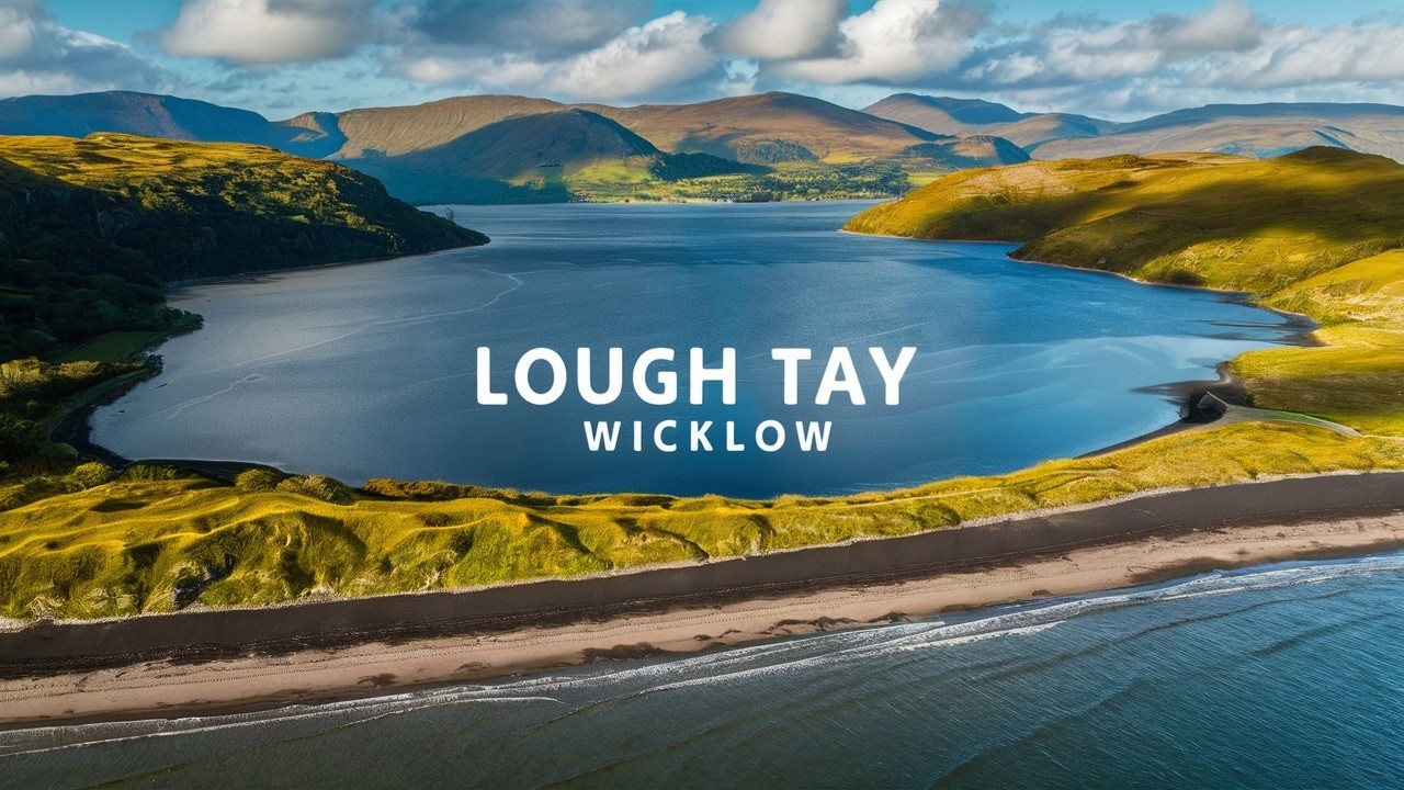 🏞️ Experience Lough Tay from Above: Incredible Aerial Views of Ireland's Guinness Lake! 🇮🇪