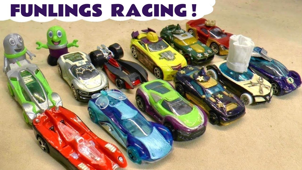 Funlings Cars Racing Challenge with Toy Cars